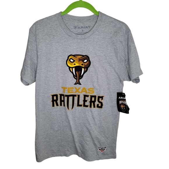 Ariat NWT Men's Rattlers Texas PBR T-Shirt Top Size Small - Picture 2 of 5
